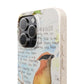 Cedar Waxwing Biodegradable Phone Case