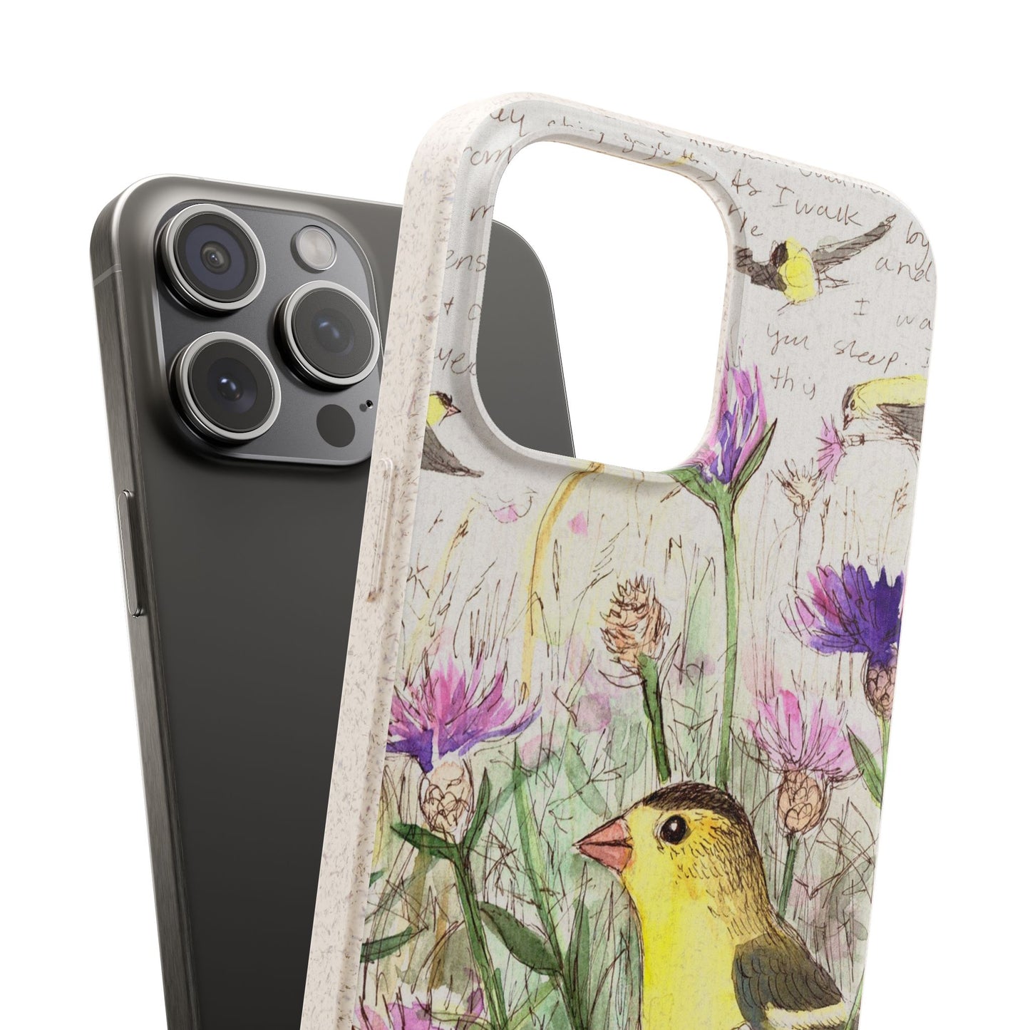 American Goldfinch Biodegradable Phone Case