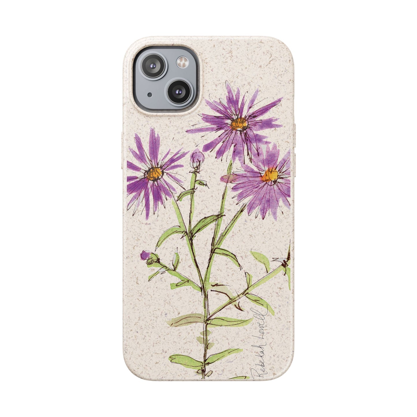 New England Aster Biodegradable Phone Case