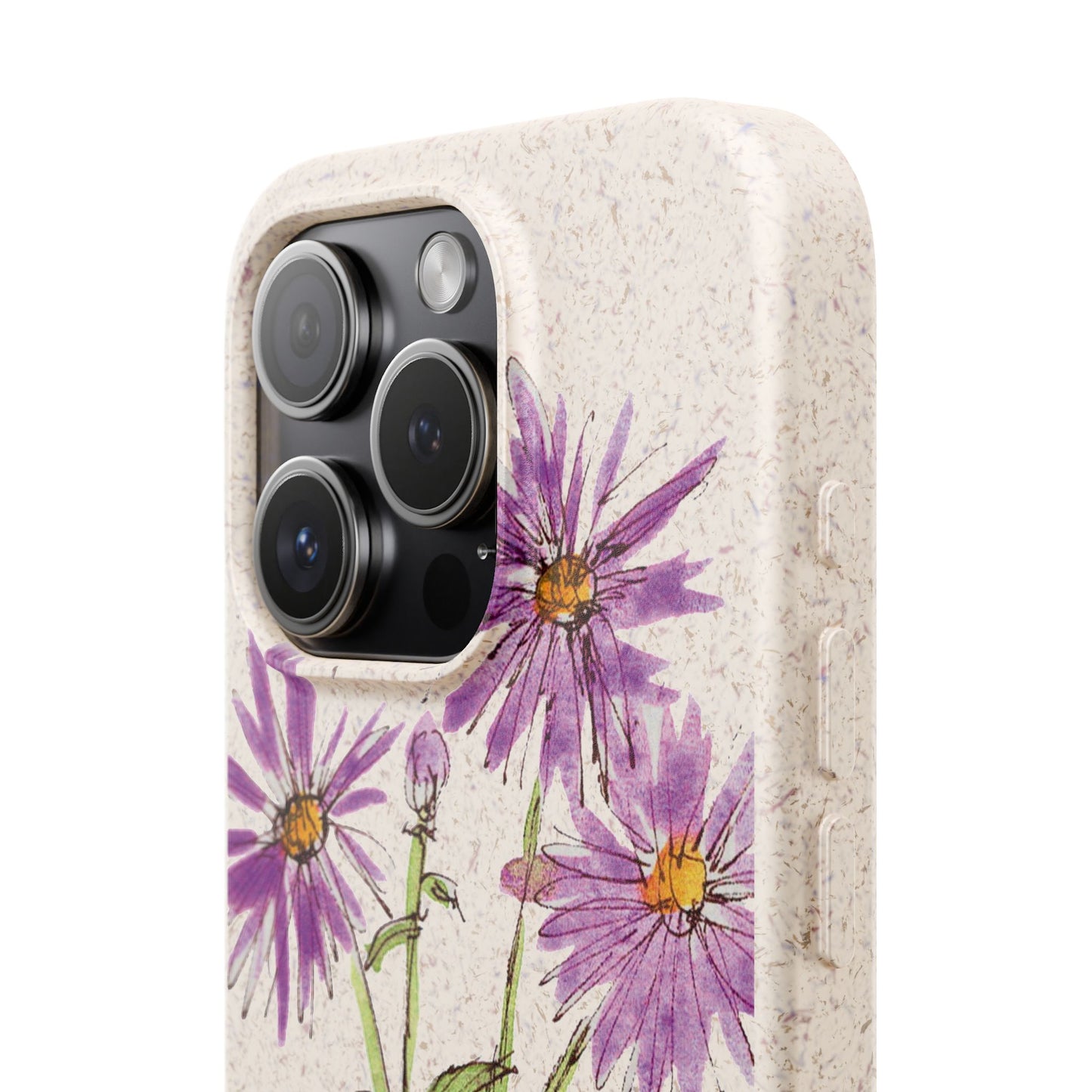 New England Aster Biodegradable Phone Case
