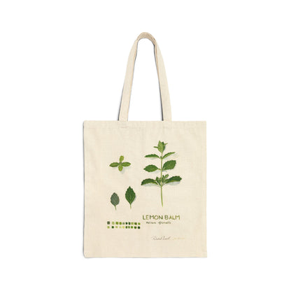 LEMON BALM Cotton Canvas Tote Bag