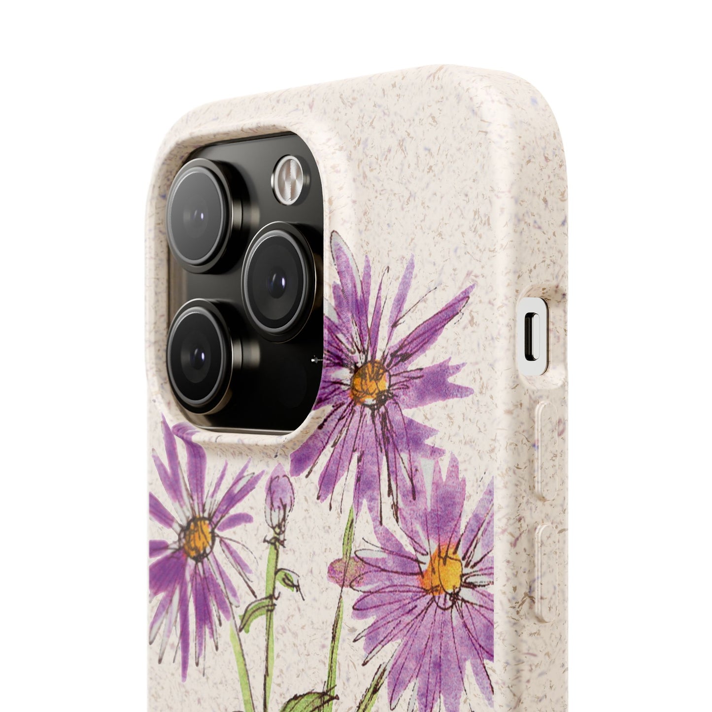 New England Aster Biodegradable Phone Case
