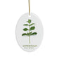 Lemon Balm Ceramic Ornament