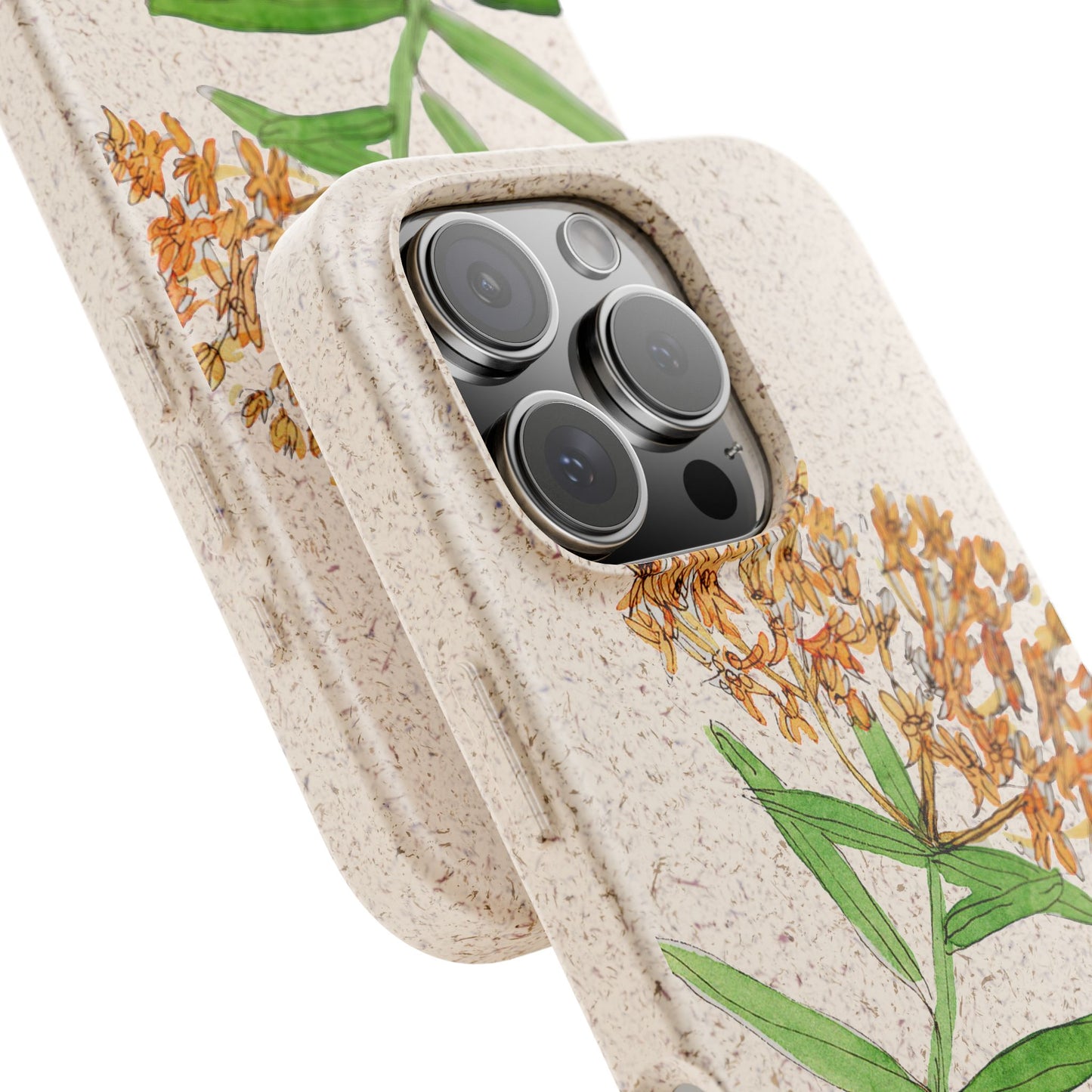 Butterfly Weed Biodegradable Phone Case