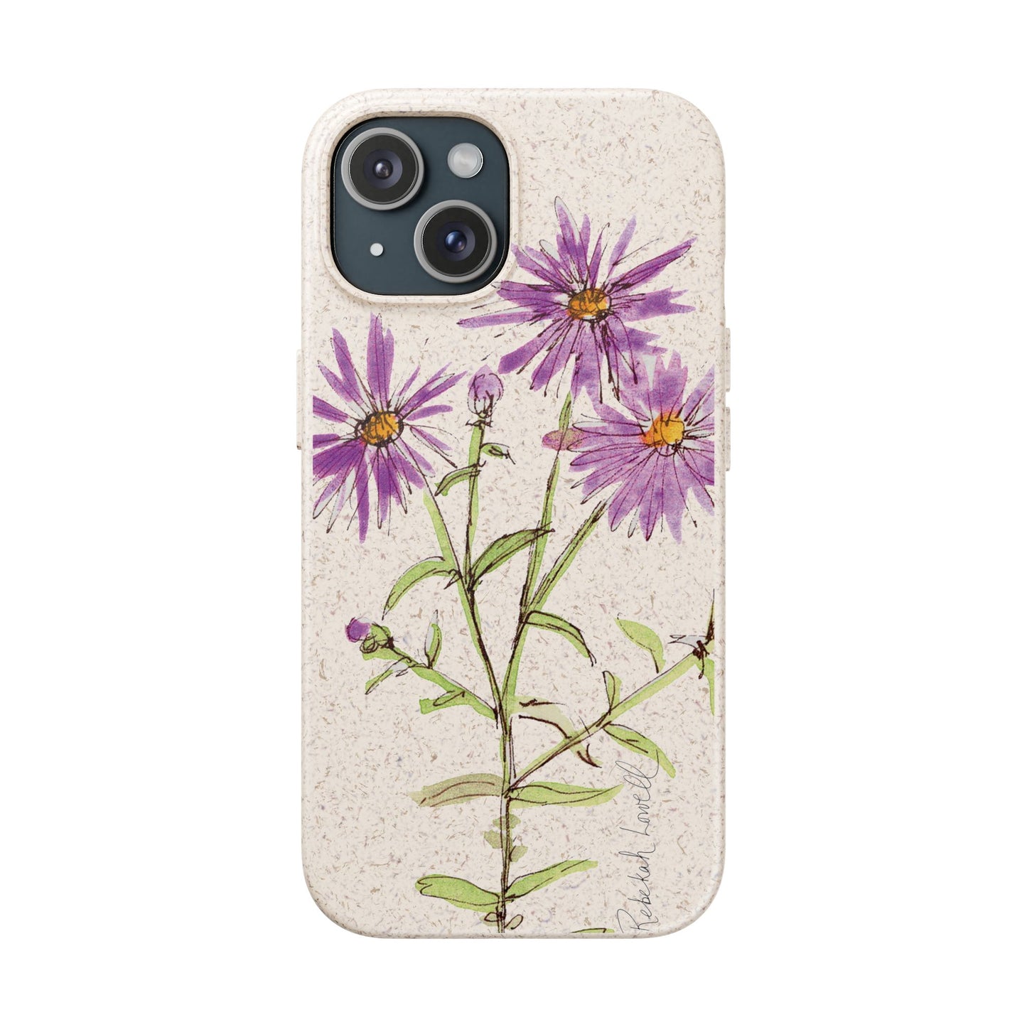 New England Aster Biodegradable Phone Case