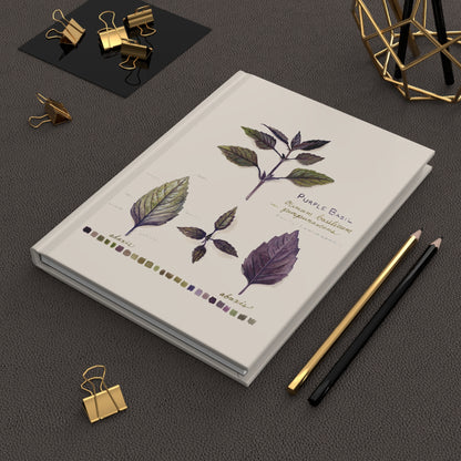 Purple Basil Hardcover Lined Journal Matte