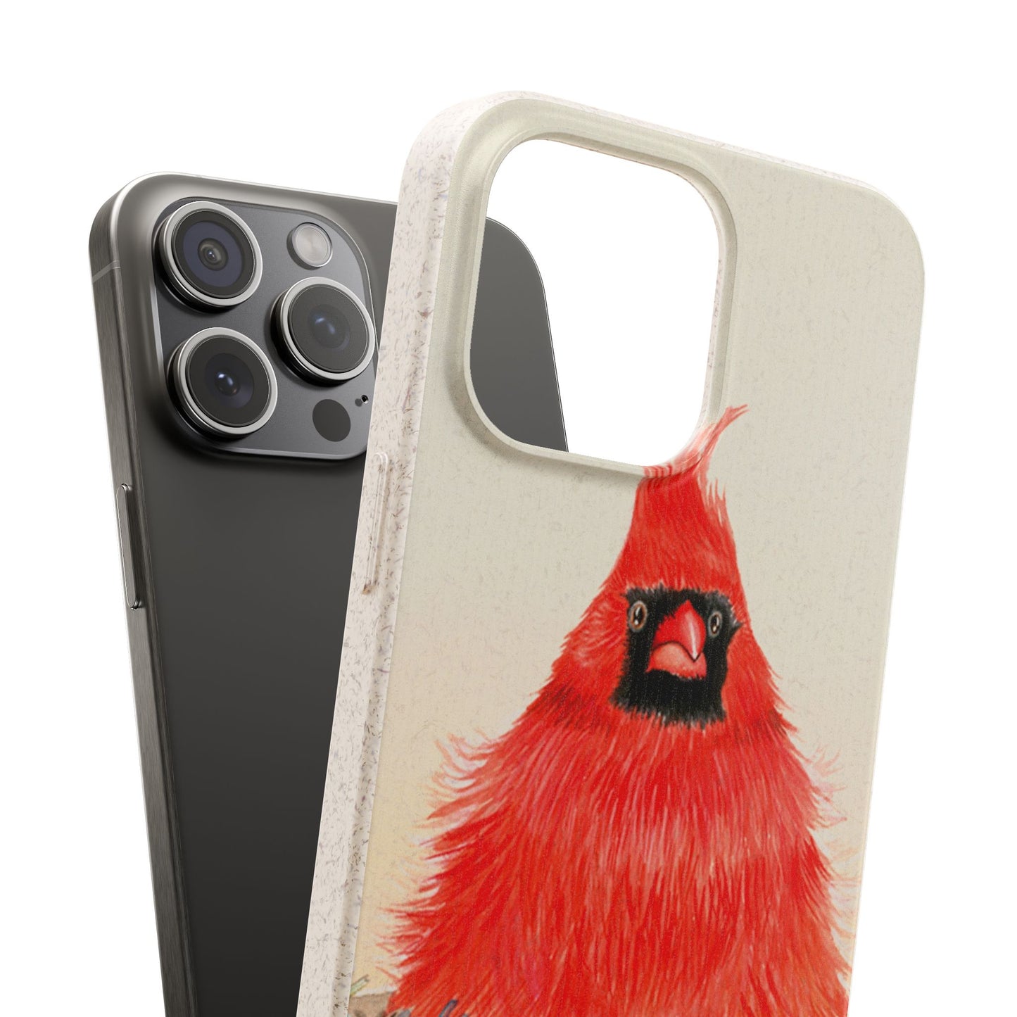 Northern Cardinal Biodegradable Phone Case