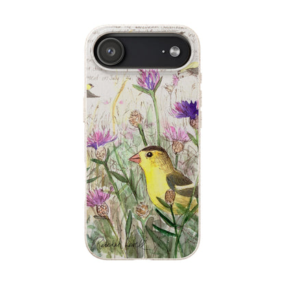 American Goldfinch Biodegradable Phone Case