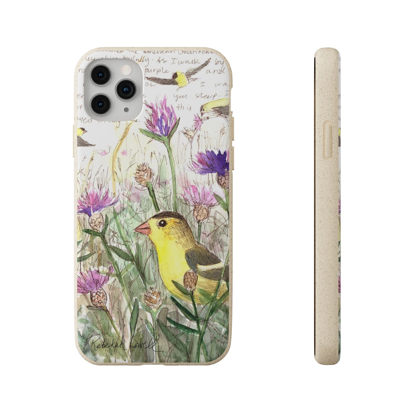 American Goldfinch Biodegradable Phone Case