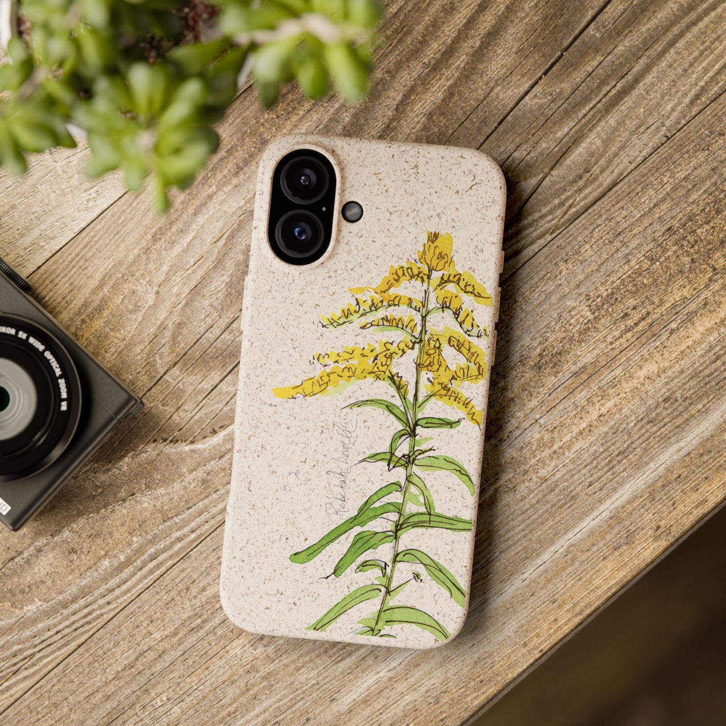 Canada Goldenrod Biodegradable Phone Case