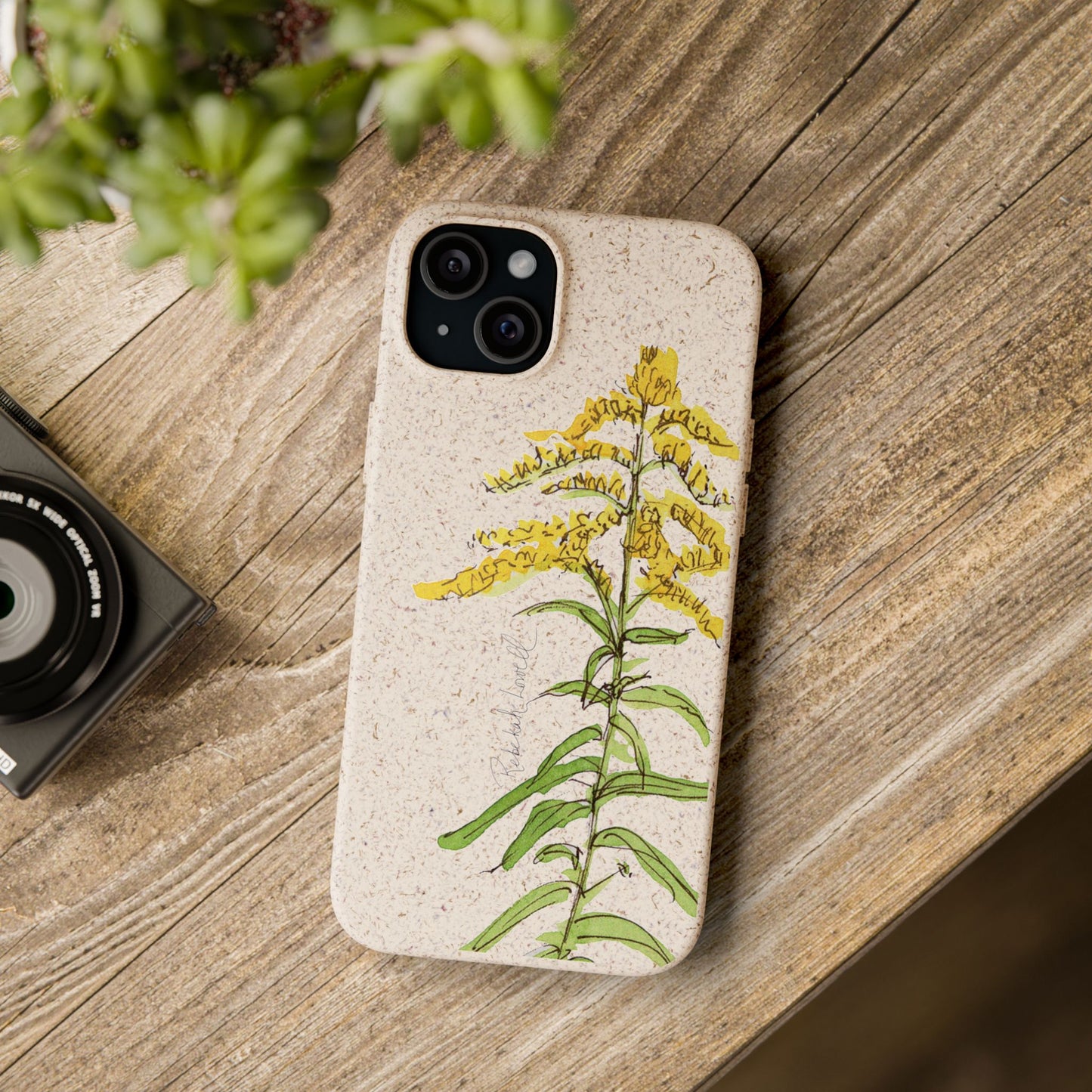 Canada Goldenrod Biodegradable Phone Case
