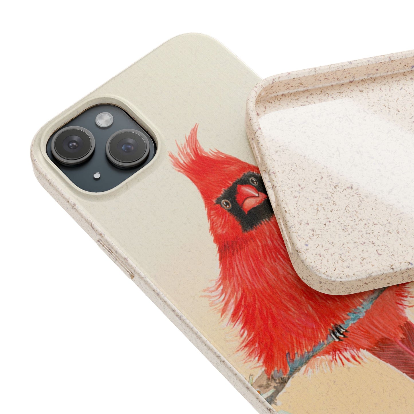 Northern Cardinal Biodegradable Phone Case