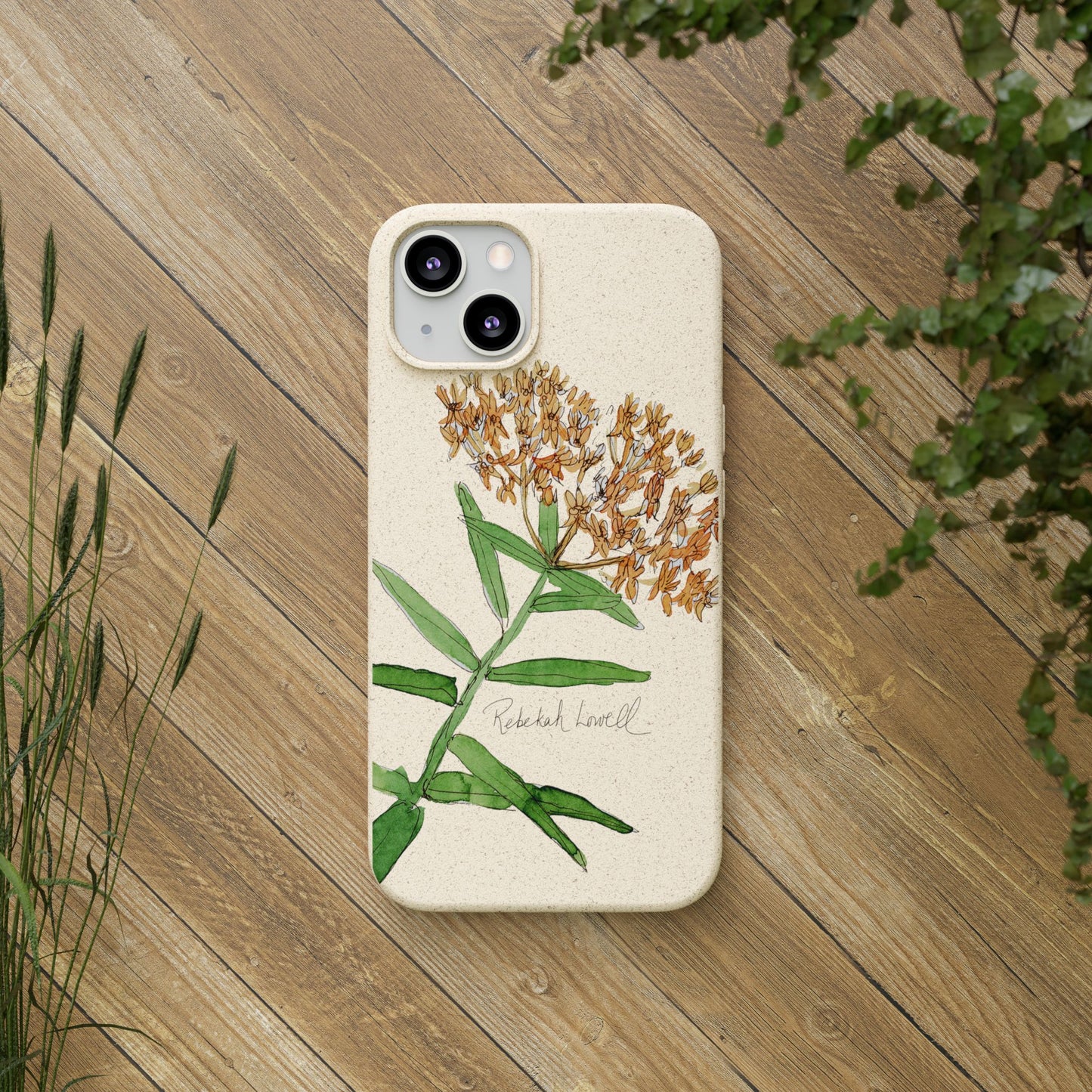 Butterfly Weed Biodegradable Phone Case