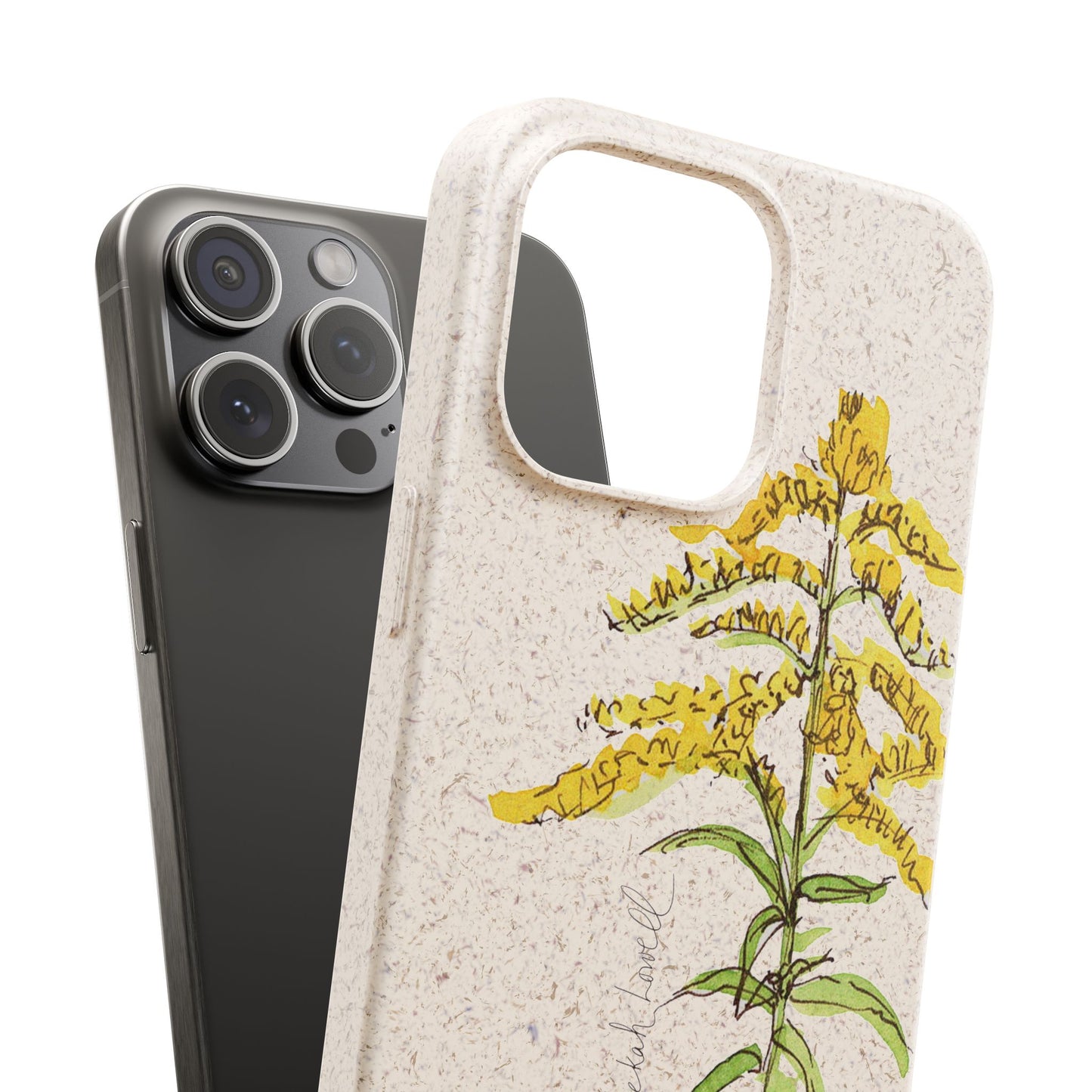 Canada Goldenrod Biodegradable Phone Case