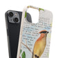 Cedar Waxwing Biodegradable Phone Case