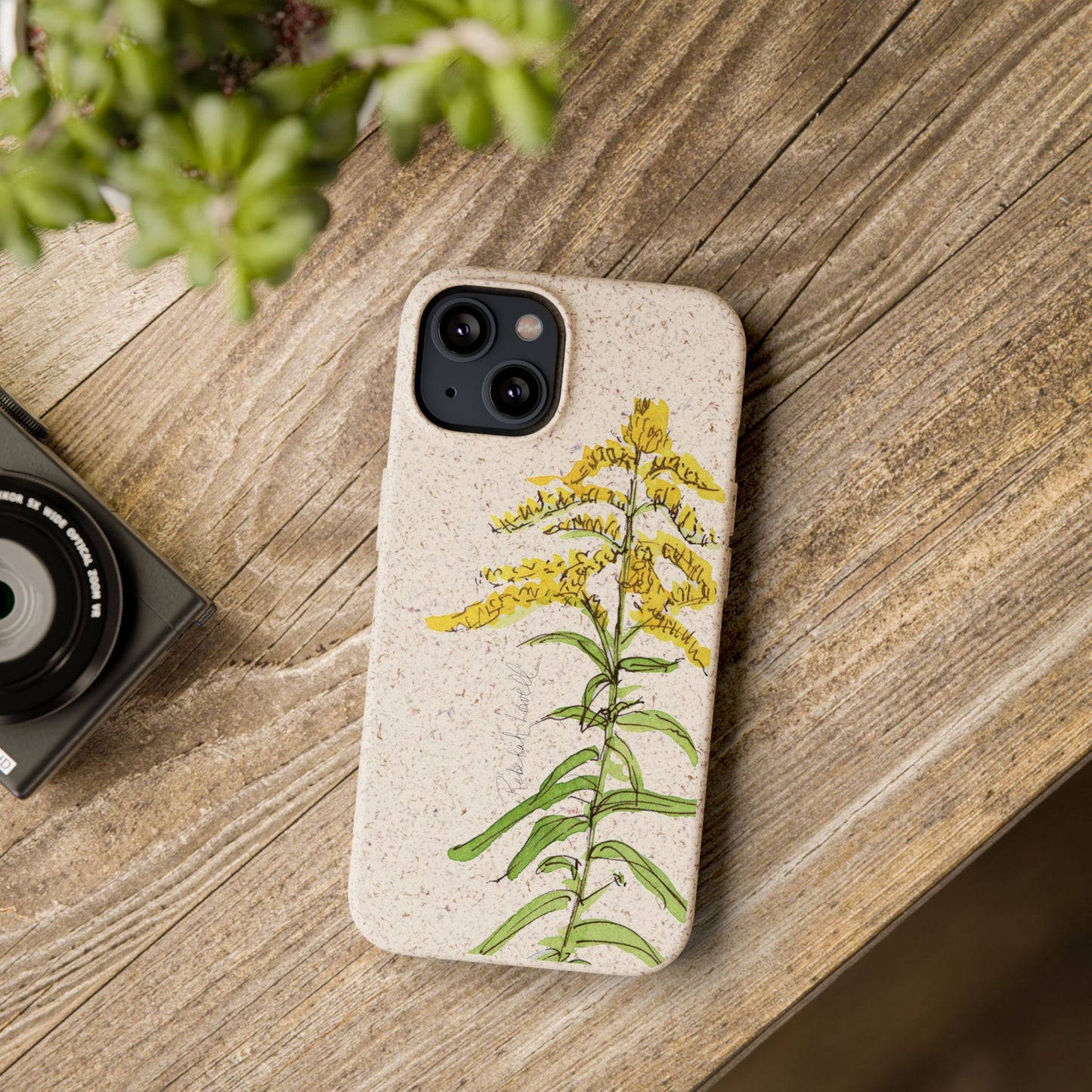 Canada Goldenrod Biodegradable Phone Case