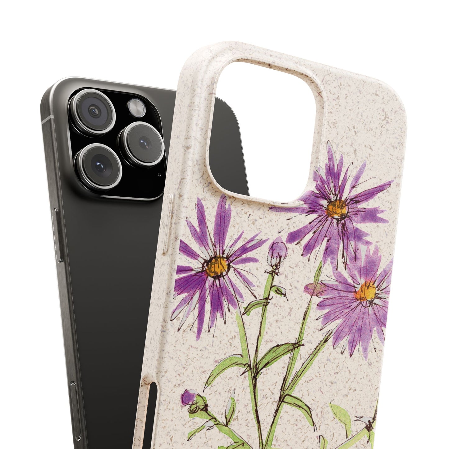 New England Aster Biodegradable Phone Case
