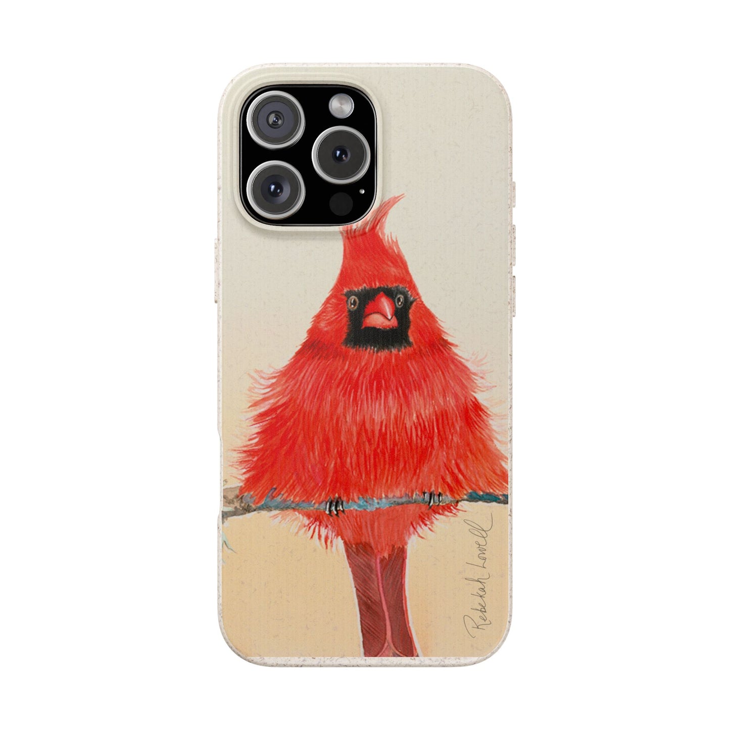 Northern Cardinal Biodegradable Phone Case