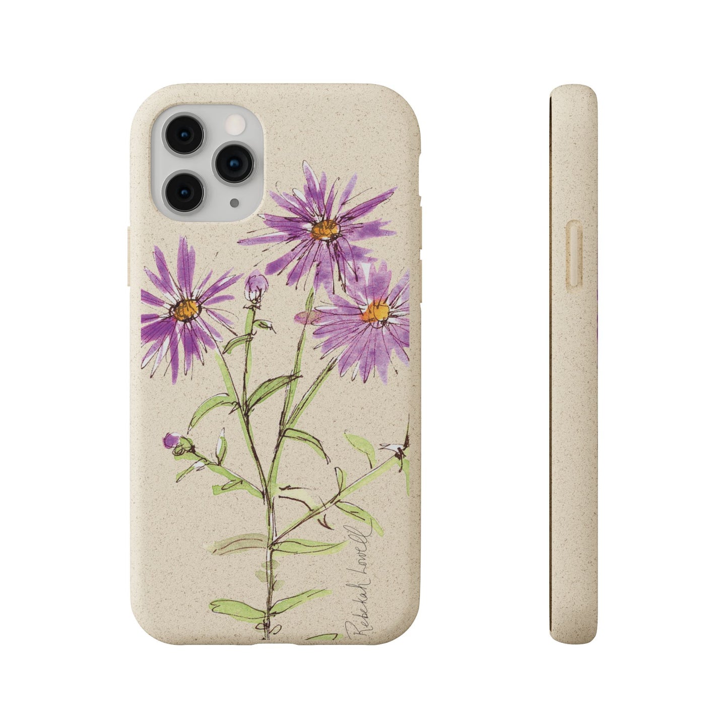New England Aster Biodegradable Phone Case
