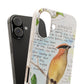 Cedar Waxwing Biodegradable Phone Case