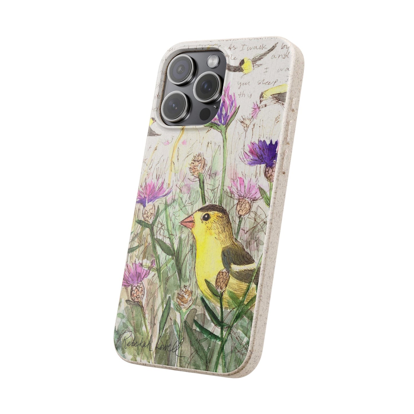 American Goldfinch Biodegradable Phone Case