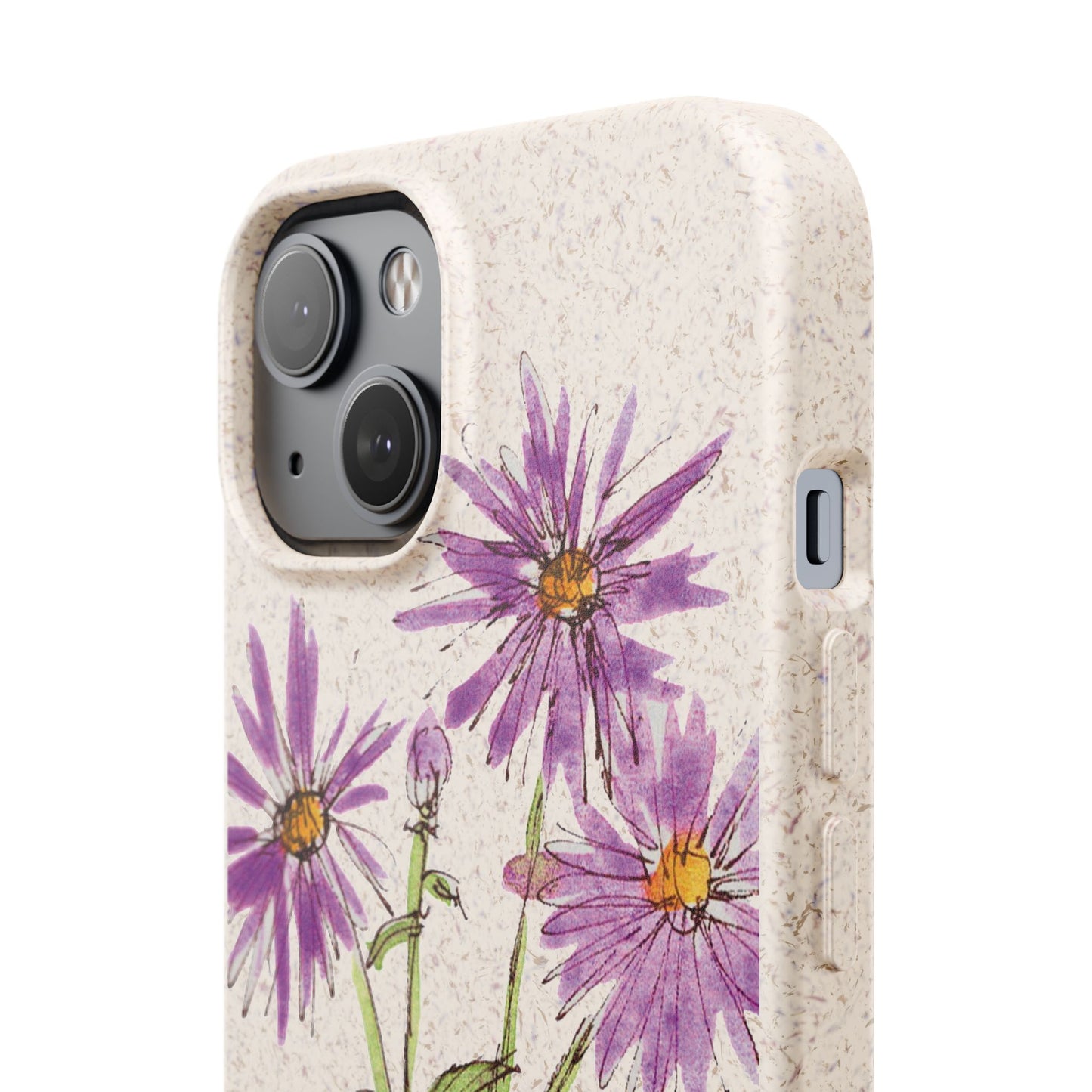 New England Aster Biodegradable Phone Case