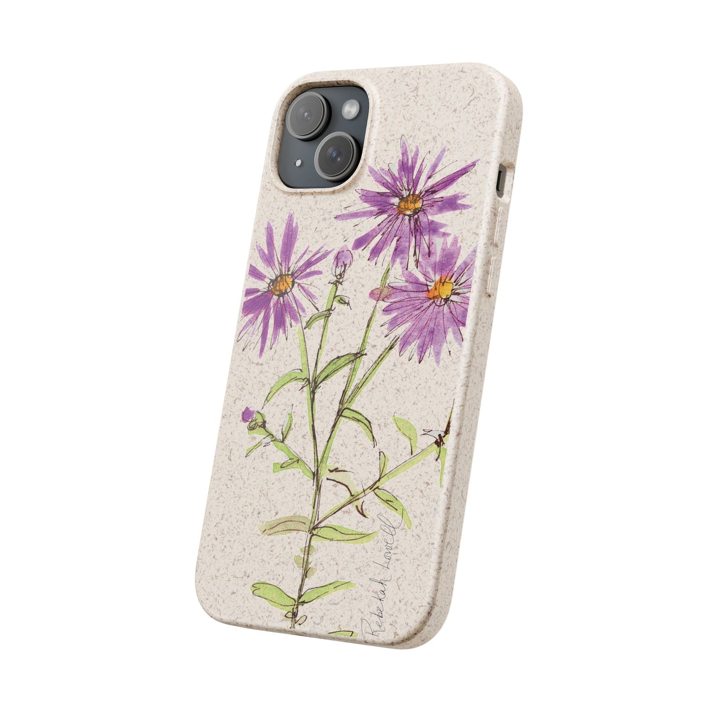 New England Aster Biodegradable Phone Case
