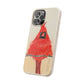 Northern Cardinal Biodegradable Phone Case