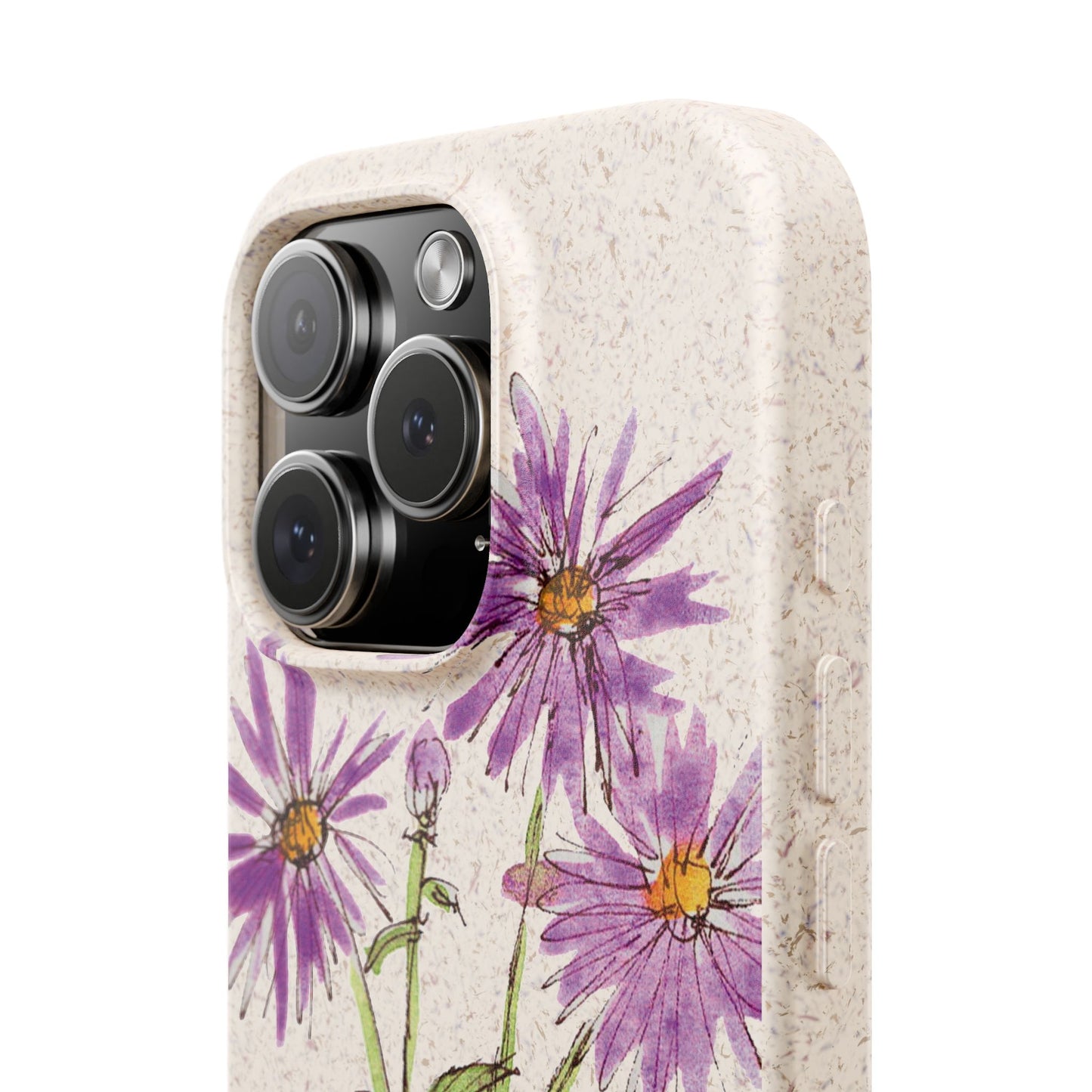 New England Aster Biodegradable Phone Case