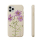 New England Aster Biodegradable Phone Case