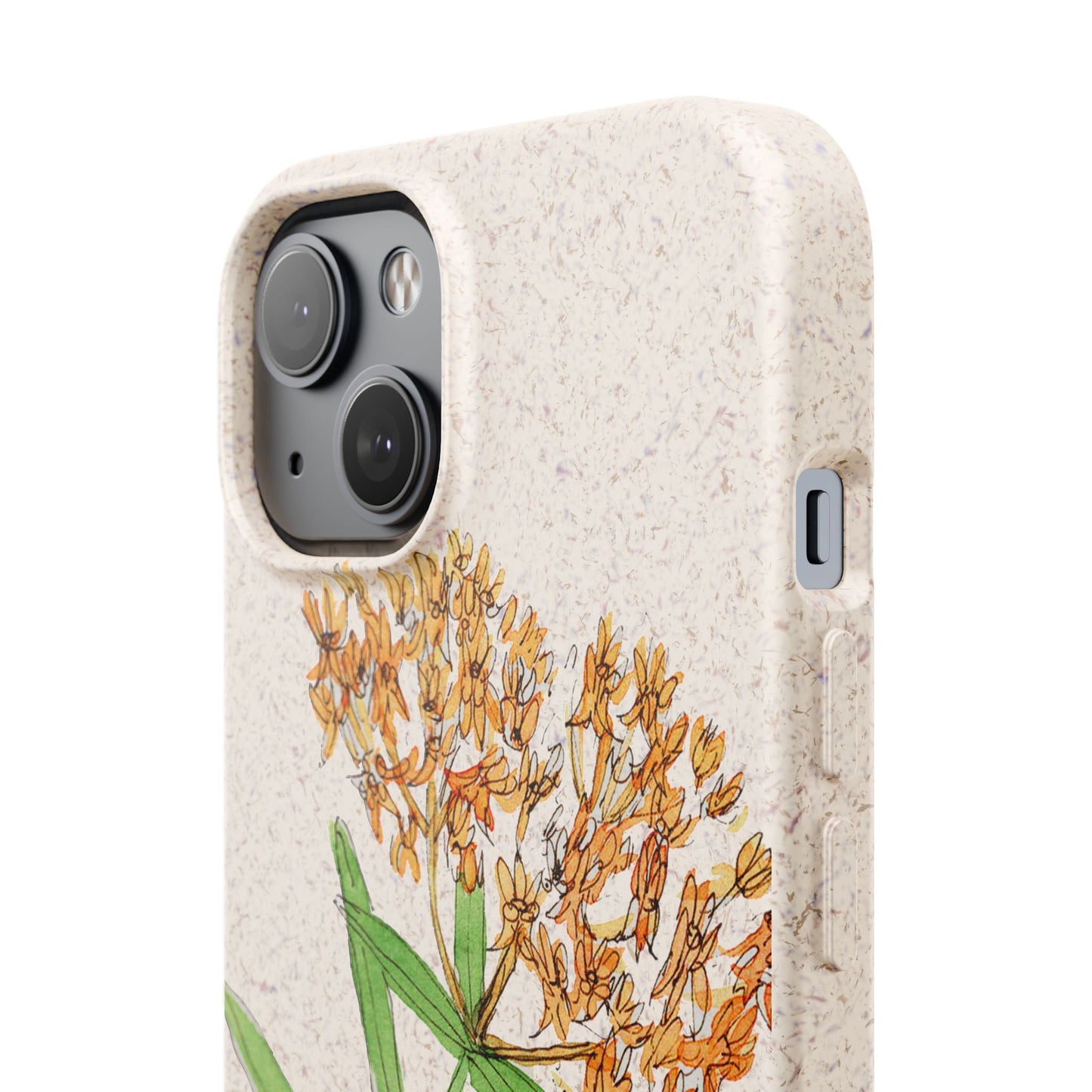 Butterfly Weed Biodegradable Phone Case