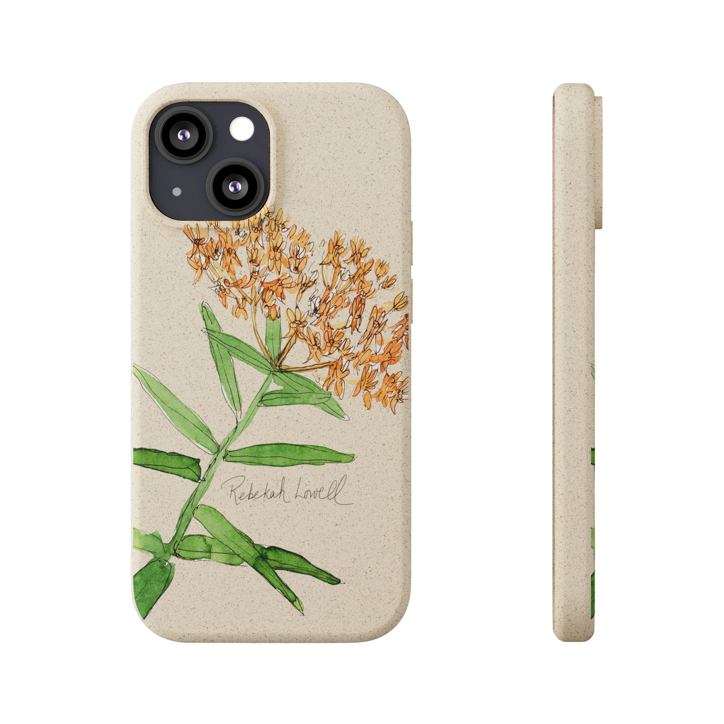 Butterfly Weed Biodegradable Phone Case