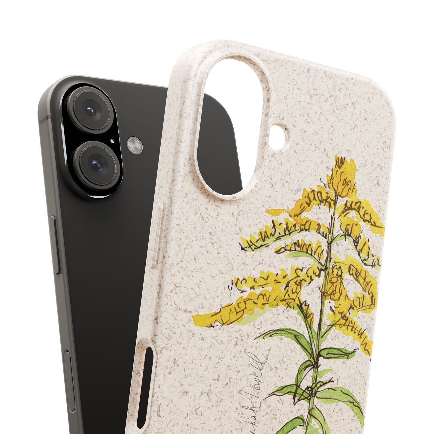 Canada Goldenrod Biodegradable Phone Case