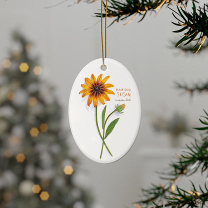 Rudbeckia Ceramic Ornament