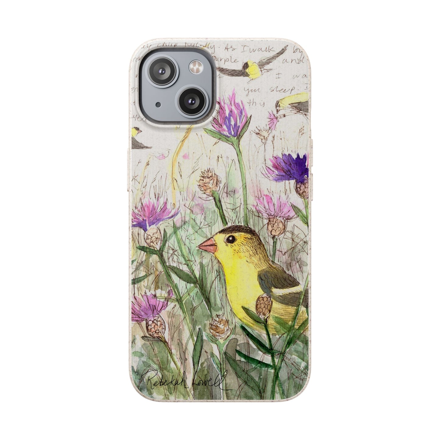 American Goldfinch Biodegradable Phone Case