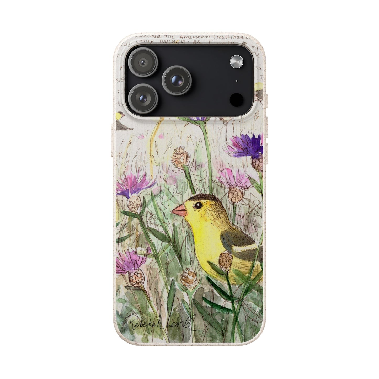 American Goldfinch Biodegradable Phone Case