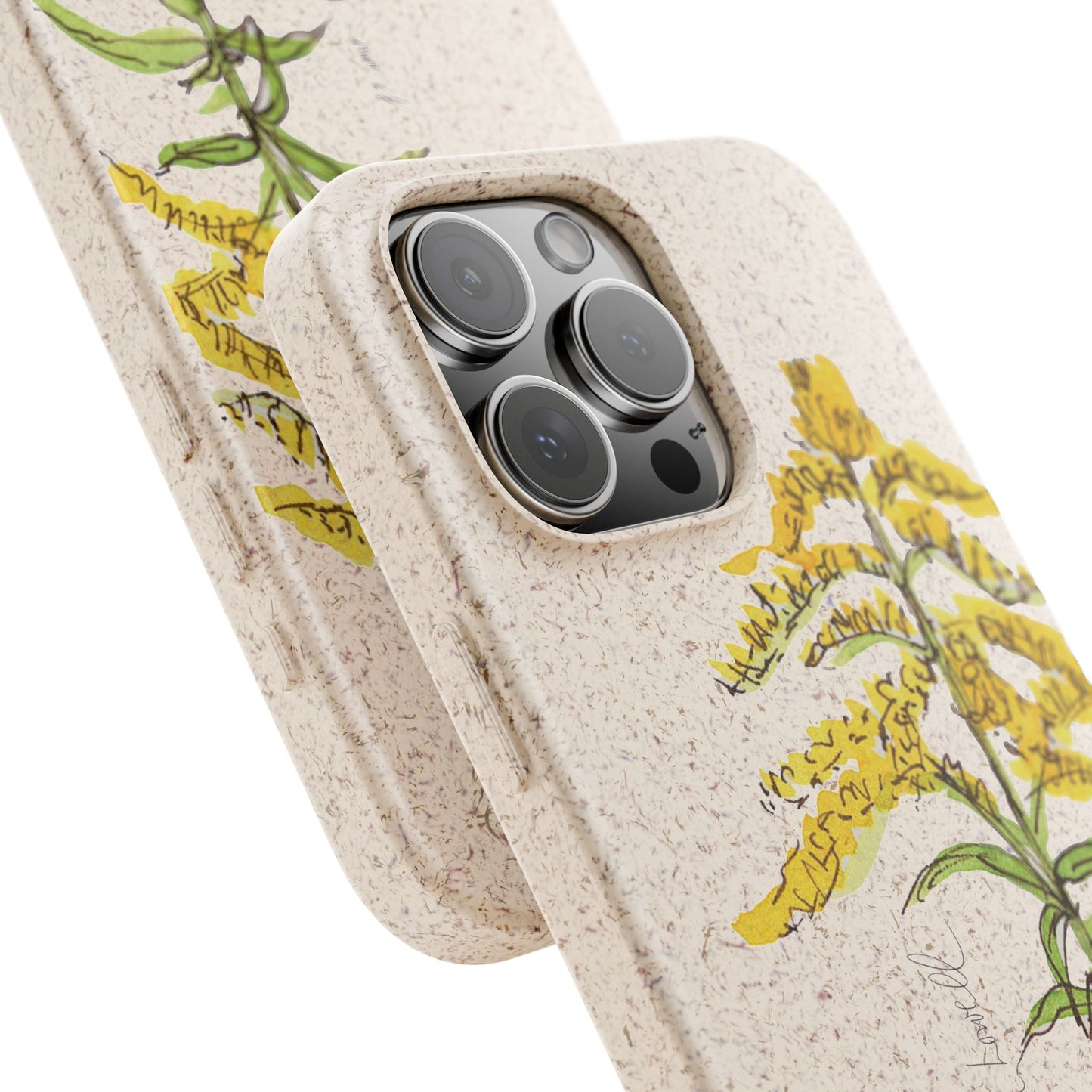 Canada Goldenrod Biodegradable Phone Case