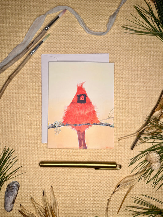 Northern Cardinal Blank Notecard