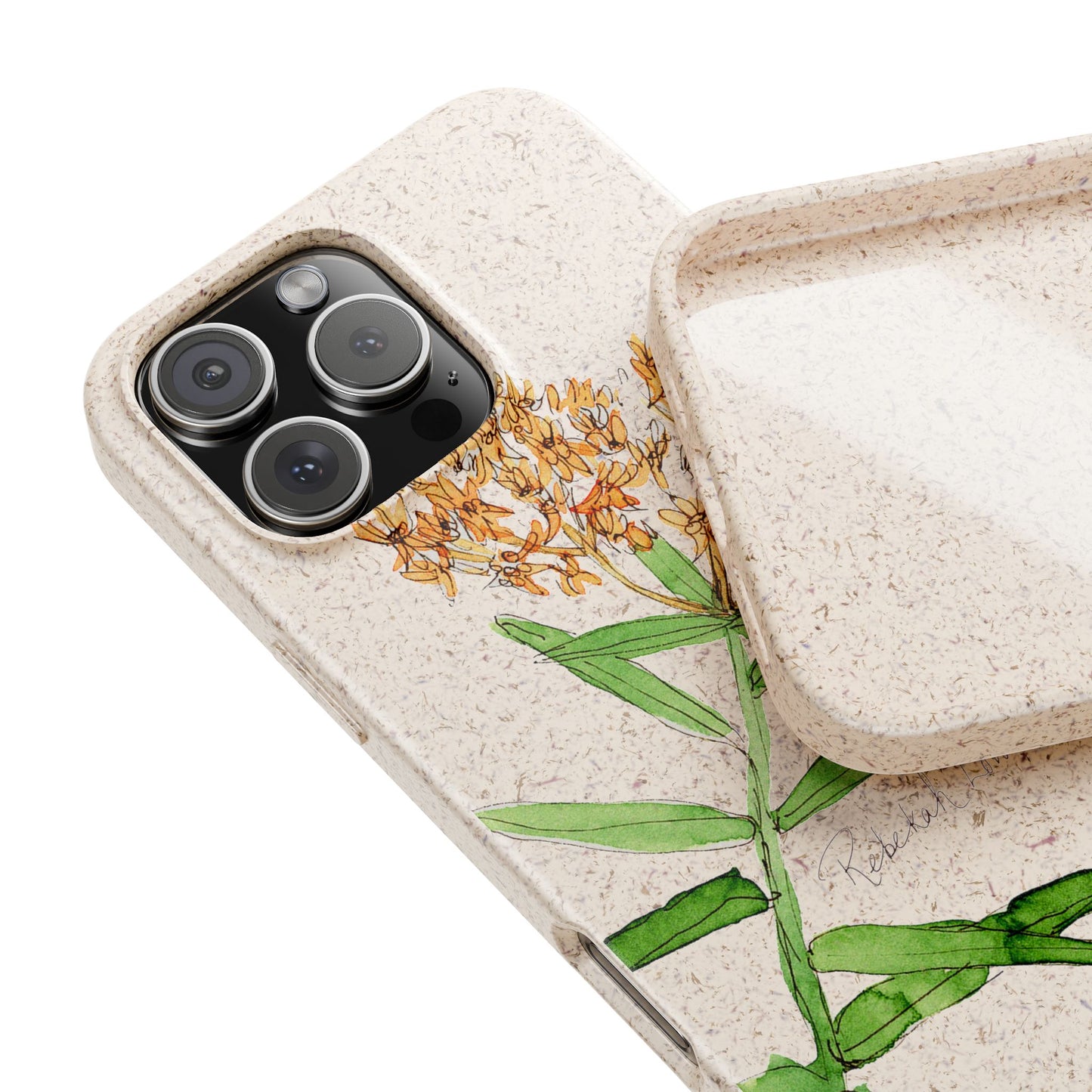 Butterfly Weed Biodegradable Phone Case