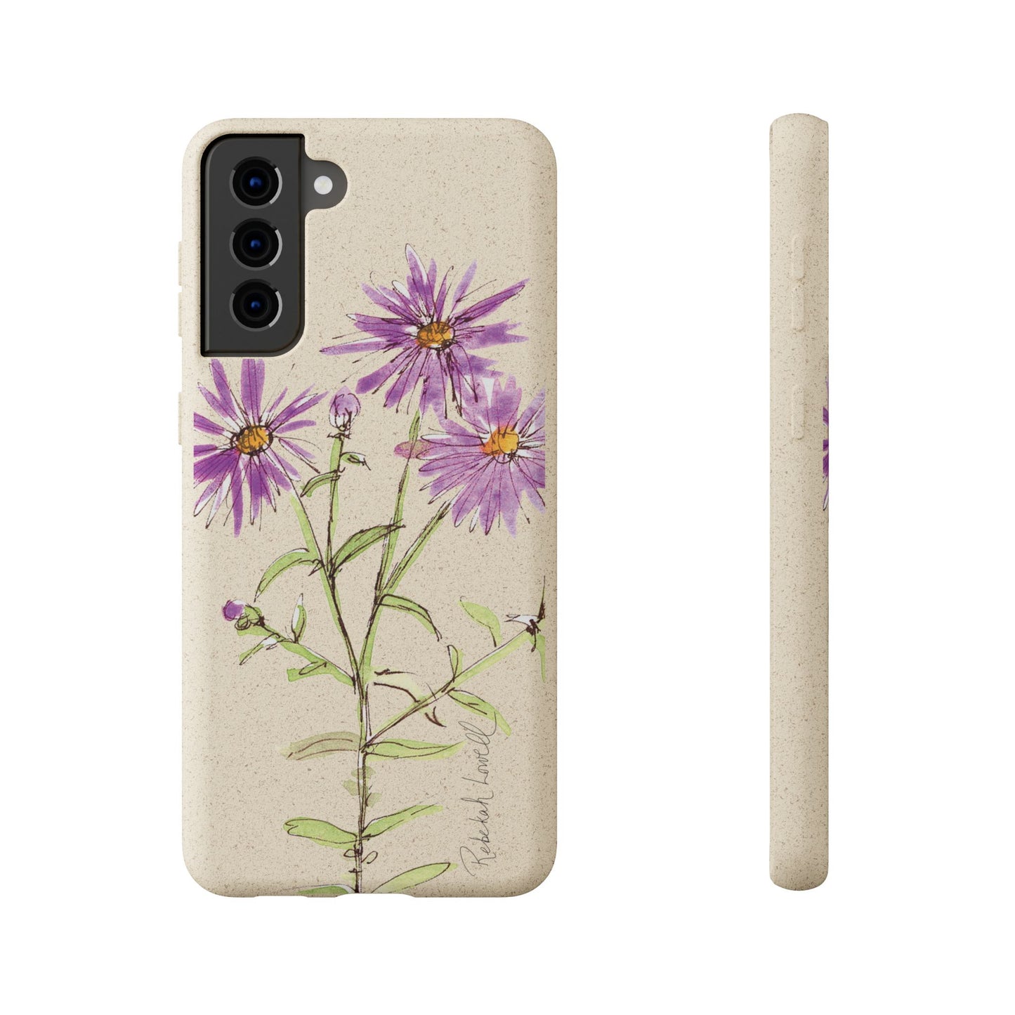 New England Aster Biodegradable Phone Case