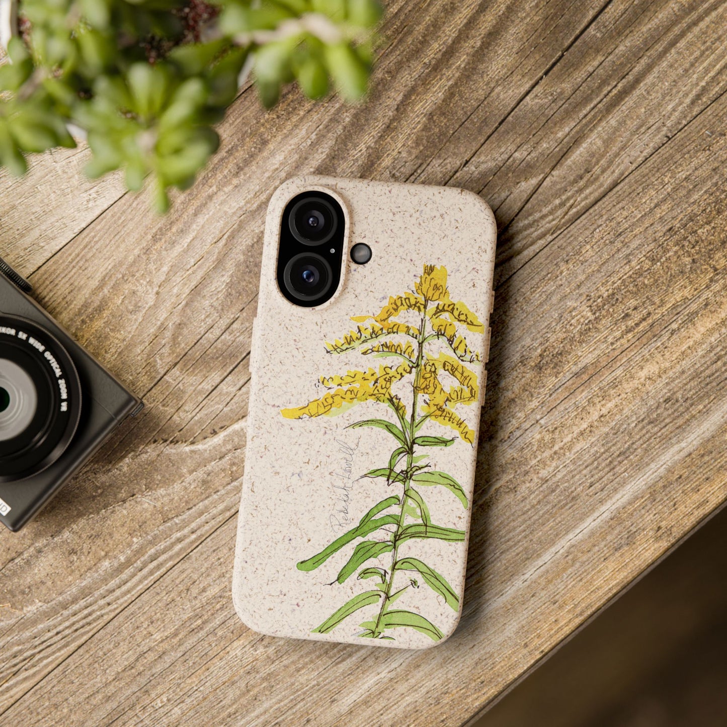Canada Goldenrod Biodegradable Phone Case