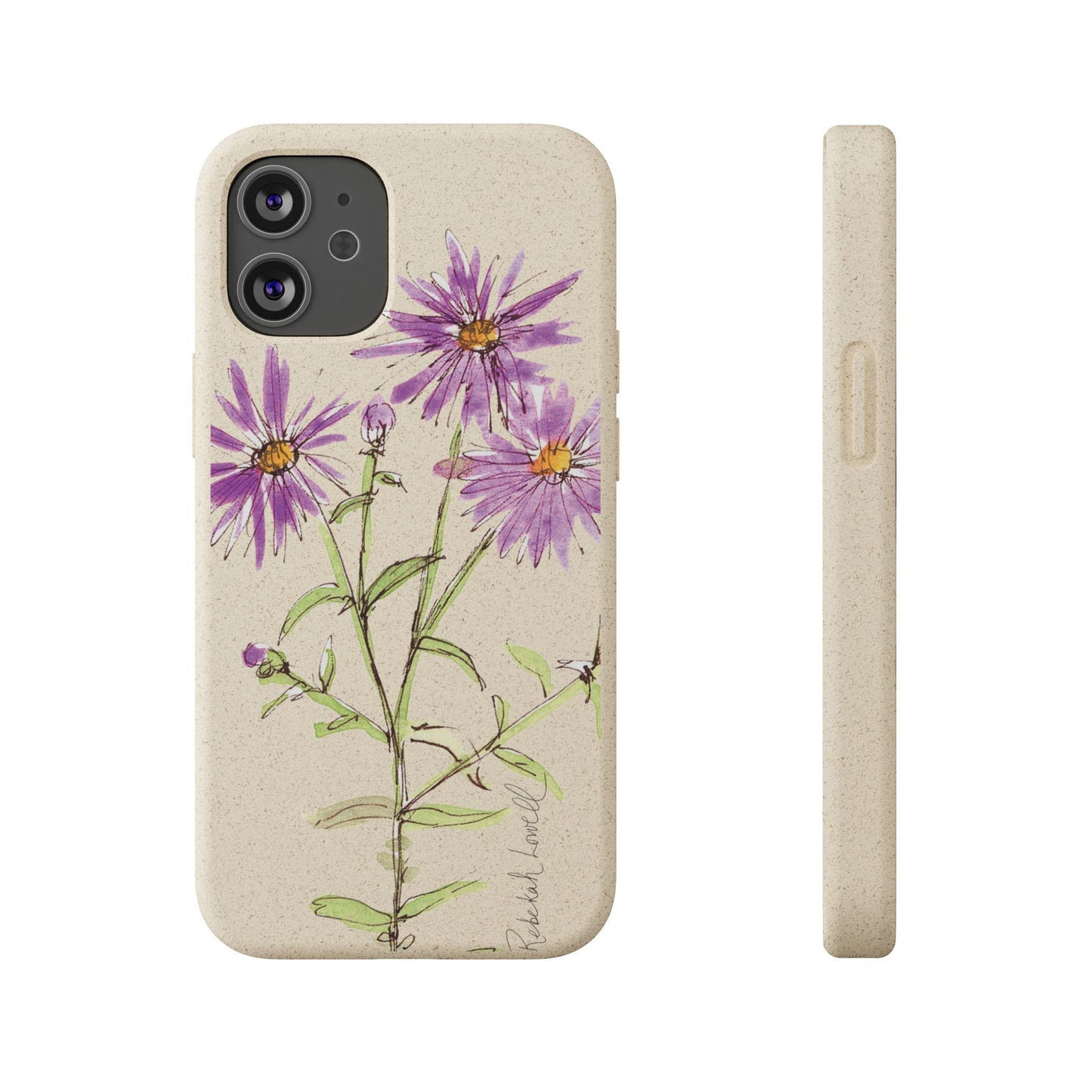 New England Aster Biodegradable Phone Case
