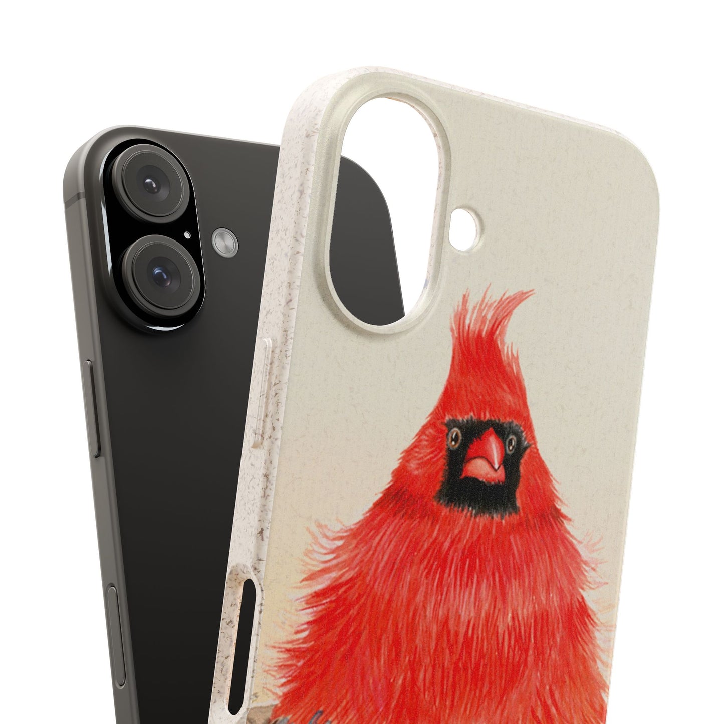 Northern Cardinal Biodegradable Phone Case