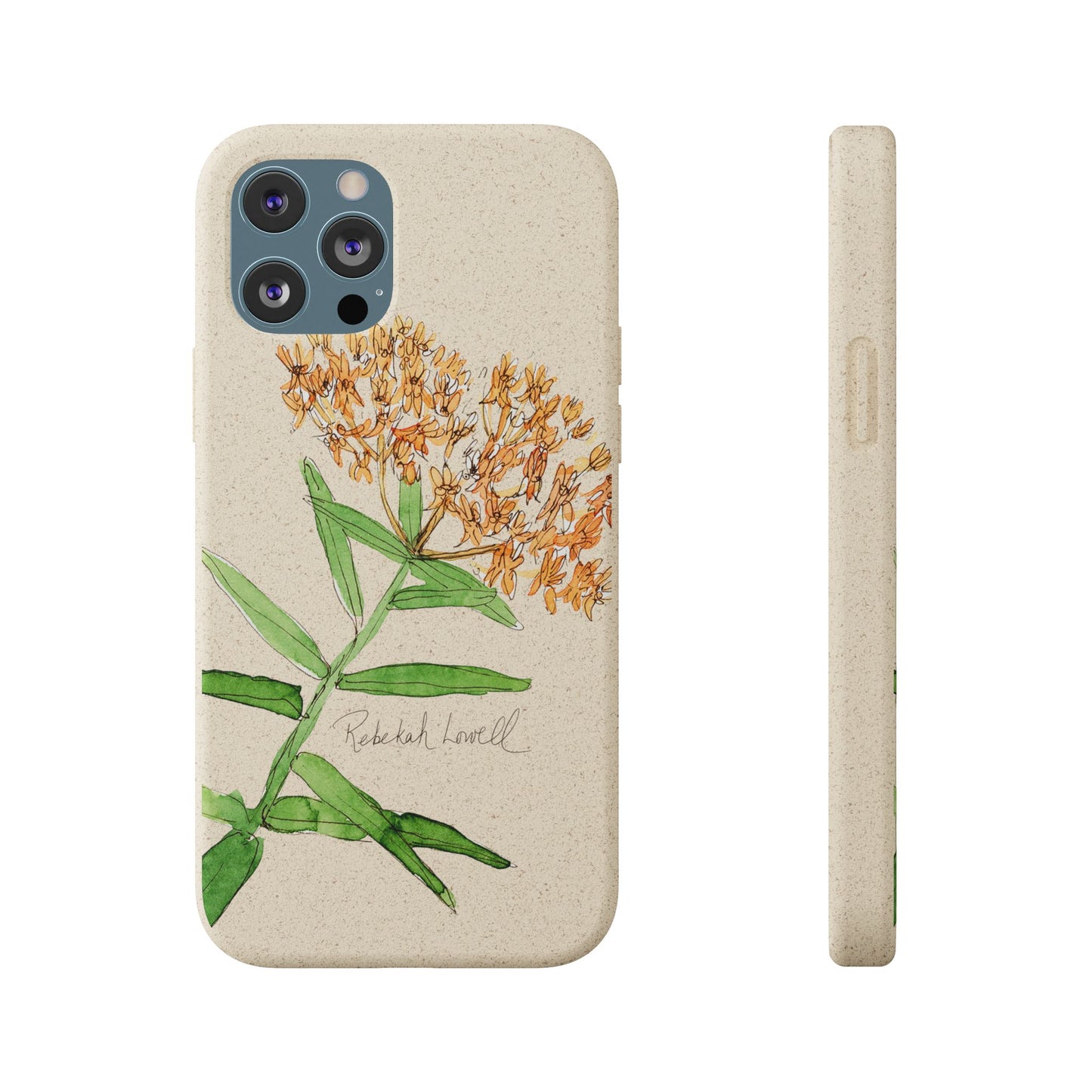Butterfly Weed Biodegradable Phone Case