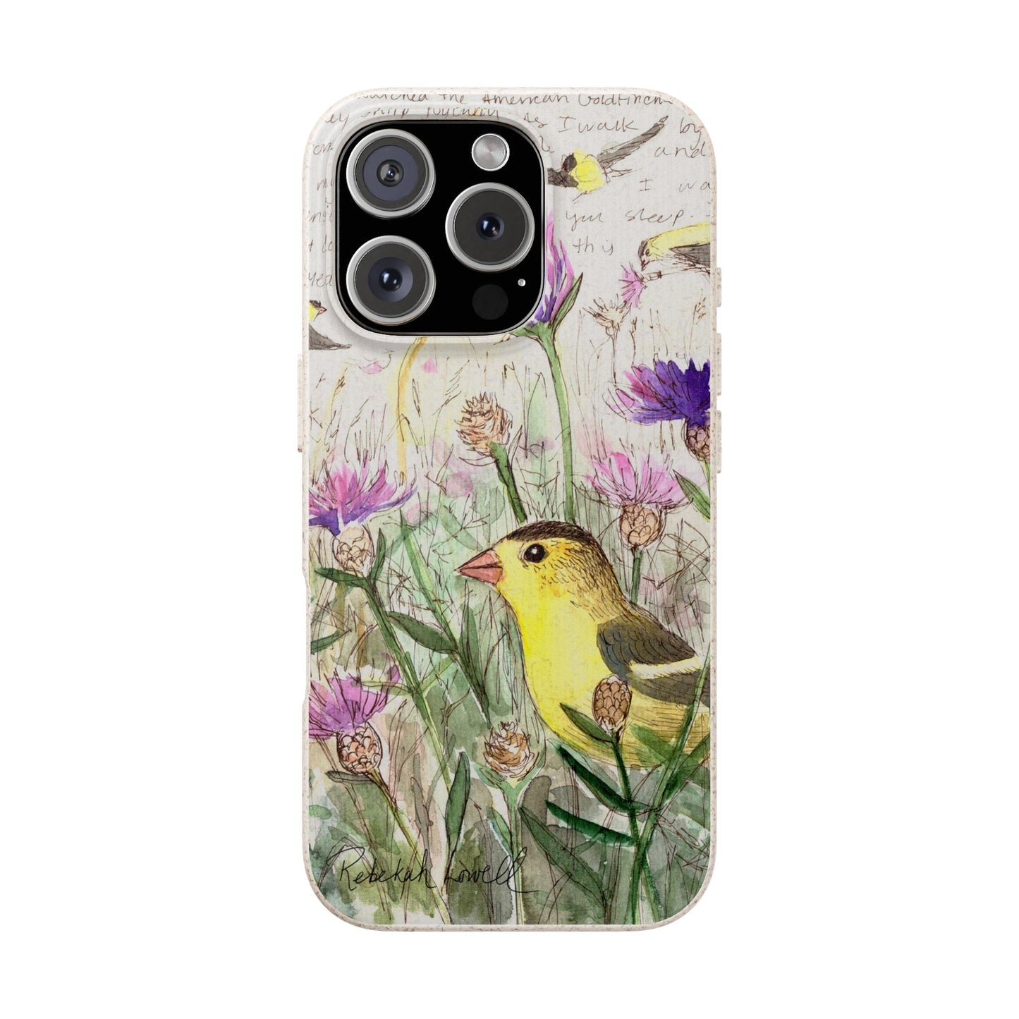 American Goldfinch Biodegradable Phone Case