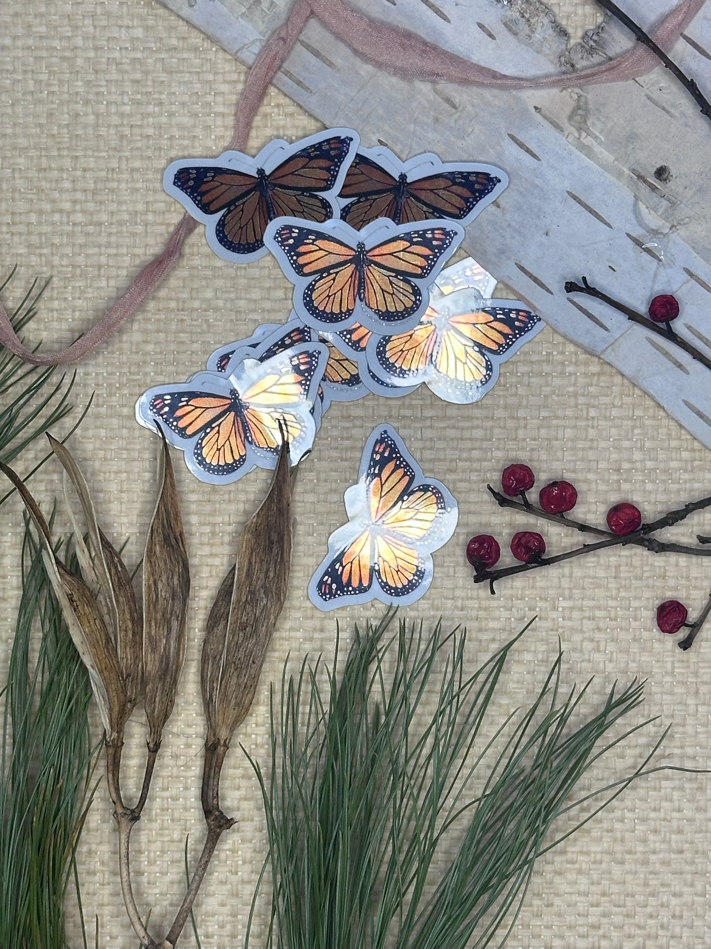 Monarch Butterfly Pixie Dust Sticker