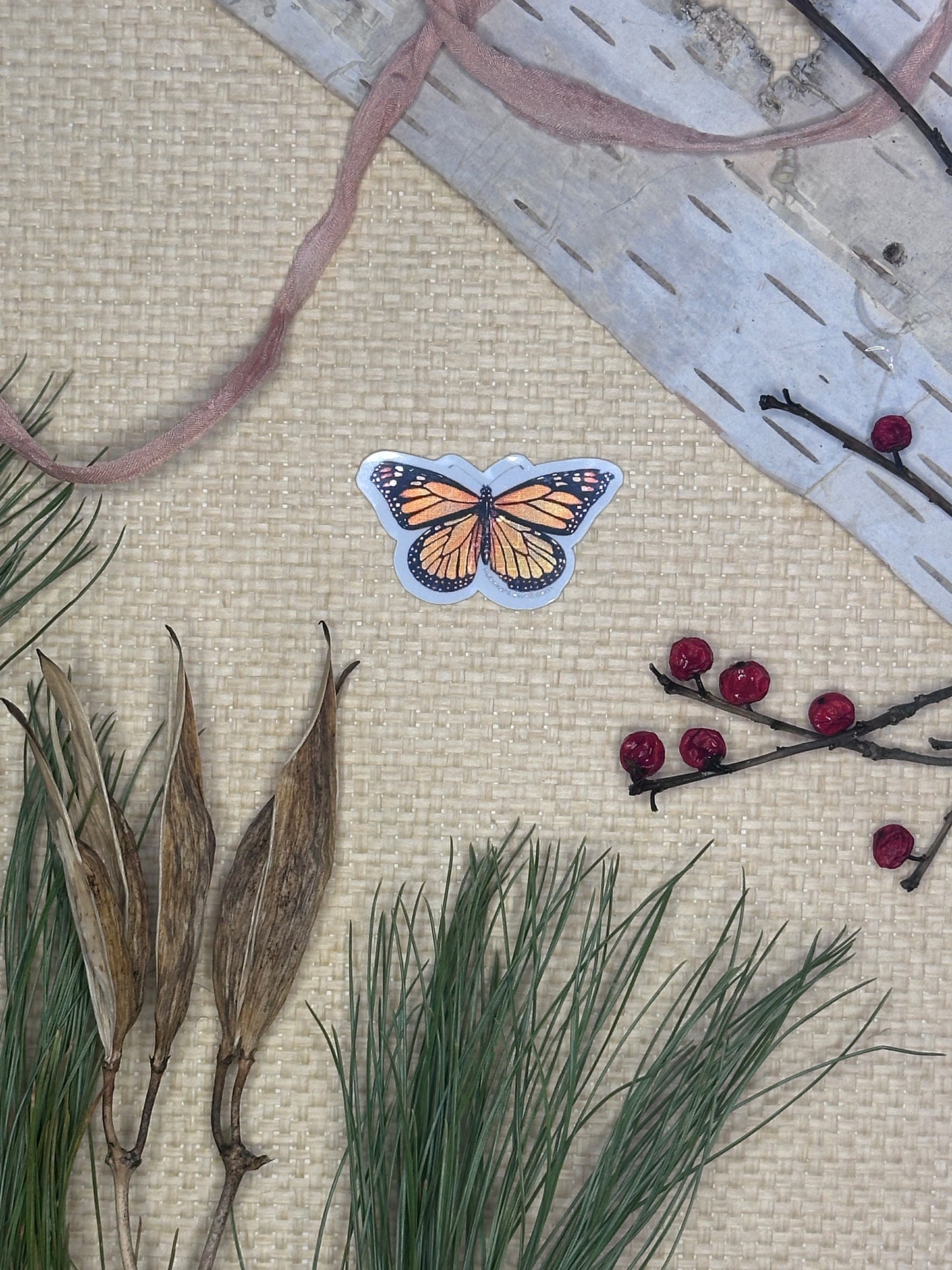 Monarch Butterfly Pixie Dust Sticker