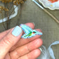 Ruby-throated Hummingbird Glitter Sticker