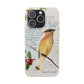 Cedar Waxwing Biodegradable Phone Case