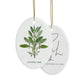 Sage Ceramic Ornament